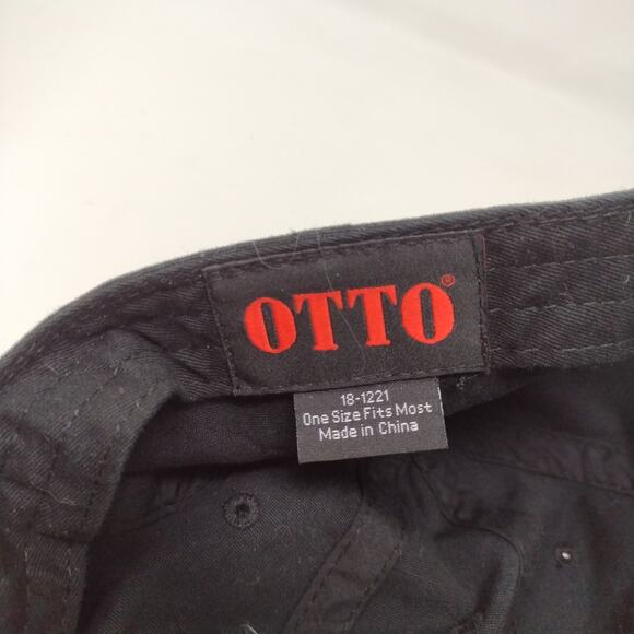 Otto Centerpoint Brewing Company Slideback Hat Black OSFM Embroidered Logo - Picture 10 of 11